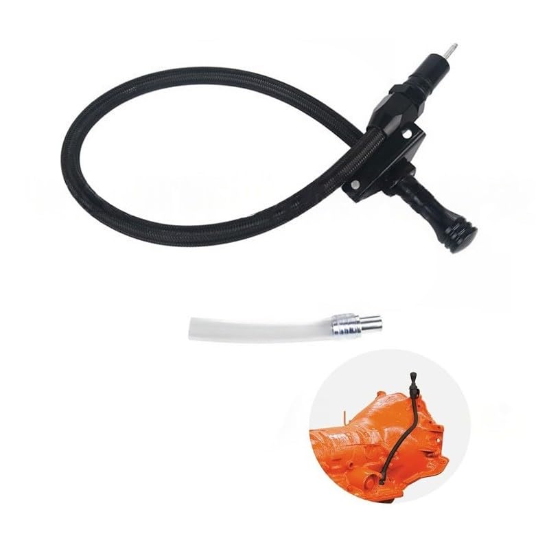Varilla de medición de acero inoxidable flexible negra con marcas de nivel claro 7
