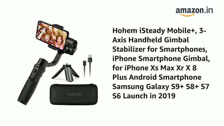 Hohem iSteady Mobile+, 3-Axis Handheld Gimbal Stabilizer for