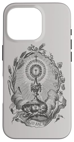 Adoración Eucarística del Santo Sacramento Católico Carcasa para iPhone 16 Pro