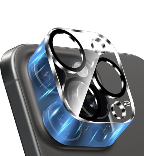 Image of Xmon Back Camera Lens Protector for iPhone 16 Pro (1 Pack) Premium Camera Glass Protector Guard, Anti-Scratch, Ultra-Clear, Easy Installation