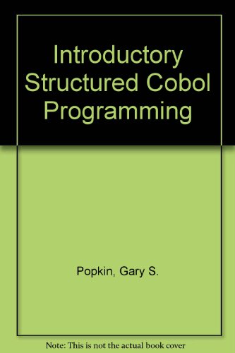 Introductory Structured Cobol Programming view 2