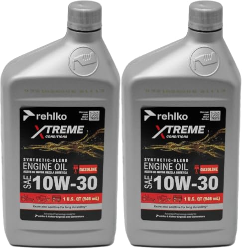 Maintenance 2 PK Kohler Engine 10W30 Synthetic Blend Motor O...