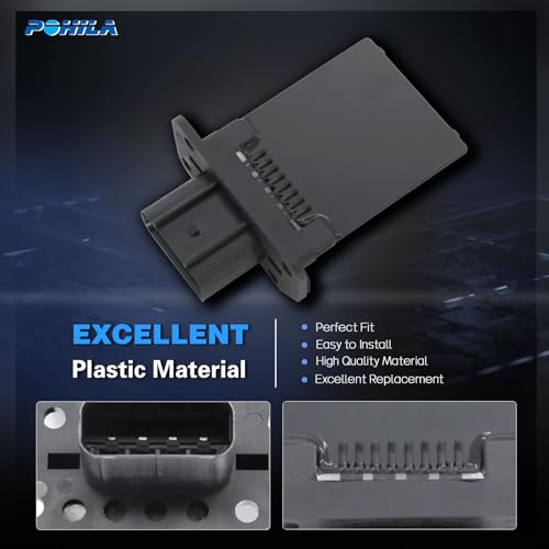 Image of 973-444 Blower Motor Resistor for Manual AC Control Compatible with 2004 2005 2006 2007 2008 2009 2010 2011 2012 2013 2014 Ford F150 Expedition, Lincoln Mark LT, Mercury, 3F2Z18591AA YH1715