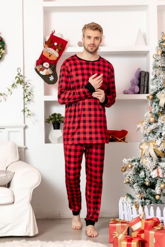 Umeyda Family Christmas Pajamas Matching Sets Women Men Kids Pjs Long Sleeve Holiday Sleepwear Gifts3