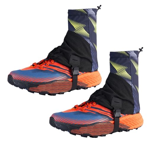 Outdoor Trail Gaiters Low Ankle Gaters Protective Shoe Covers Breathable Sand Prevention for Running Hiking Trail Racing4