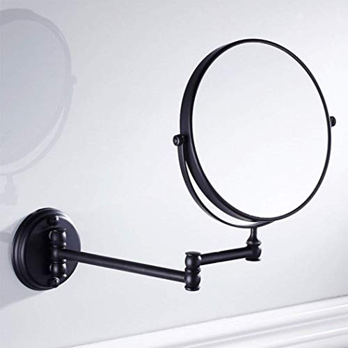 8 Zoll Falten Teleskop Bad Spiegel Continental Retro Schminkspiegel Kupfer Rund Vergrößerungsspiegel 360 Grad Spiegeln Haushalt Doppelseitiger