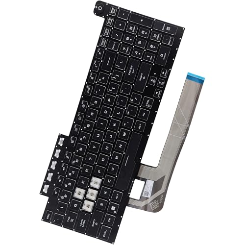 Deal4GO �o�b�N���C�g�L�[�{�[�h �����p ASUS FX506 FA506 TUF506 FX706 FA706 FA506IH-AS53 TUF506IU-ES74 TUF506IV-AS76�p - �u���b�N