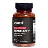 ENDUR-ACIN Niacin, Heart Health & Healthy Cholesterol Balance Supplement, Extended Release for Optimal Absorption, Gluten Free, 500mg (200 Tablets)