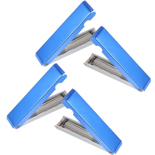 SEWOART - SEWOART Lot de 4 sets de Nettoyeurs de Pointes de Torche en Acier Inoxydable Boîte en Aluminium Outil de Nettoyage Précis pour Buses de Soudage et Réchauds de Camping Kit D’Entretien