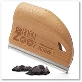 GENIALER METALLKAMM - Durch die herausragende Anordnung der Zinken ist Kobbi besonders effektiv beim Enthaaren und löst sogar das Unterfell. Er ersetzt zusätzlich herkömmliche Trimmer und Entfilzer.