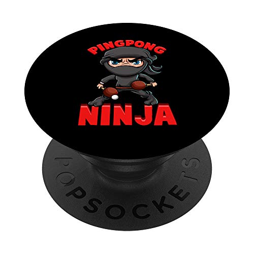 Awesome Ping Pong Ninja Table Tennis Pingpong Player PopSockets Agarre y Soporte para Teléfonos y Tabletas