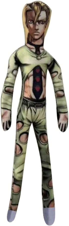 Anime Twistable Figure JJBA Pannacotta Fugo Soft Figure, Fully Shapeable with Internal Skeleton, Poseable Funny Creative Animals Hug Pillow Decor Gifts