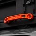 Agency 6 - Billet Grab Handle (Pair) - Universal Fitment for Offroad and Overland Vehicles - Roof Racks - Made in The USA - Stainless Steel Hardware Included (Orange)