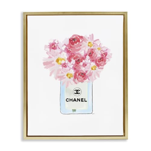 Mixed Pink Floral Fashion Bouquet, 24 x 30 Inch Canvas in Floater Frame