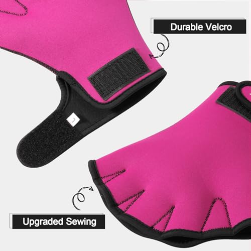 TAGVO Aquatic Gloves for Helping Upper Body Resistance, Webbed Swim Gloves Well Stitching, No Fading, Sizes for Men Women Adult Children Aquatic Fitness Water Resistance Training by TAGVO - Image 3