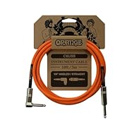 Superior Signal: Experience pristine audio quality with the Orange guitar cable for electric, bass, and acoustic guitar. Robust shielding ensures professional, interference-free audio. Ultimate Durability: This 6.5mm angled Orange Crush lead is built...