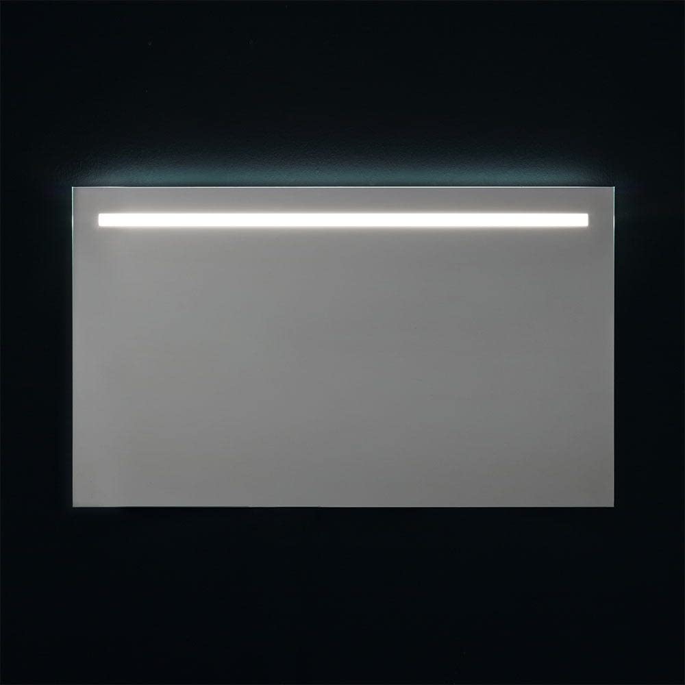 Specchio Contenitore Con Led E Pensili - Rovere Bianco Per Bagno Moderno - Foto 8