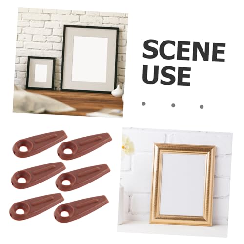 Image of DOITOOL 200PCS Durable Plastic Buckles with Screws for Securing Photo Frames Artworks Home Decor Multipurpose Hanging Hardware