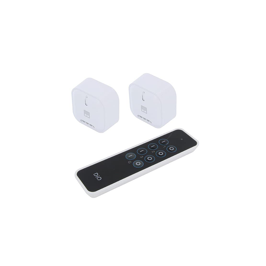 DiO Connected Home Set de 2 modules pour Volets avec télécommande à 3 canaux