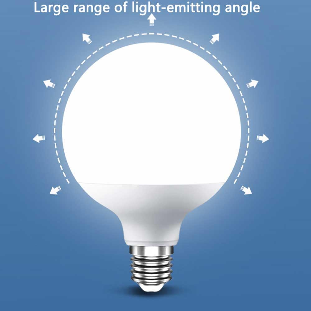 Paquete de 10 Bombillas LED E27 de 12 W para Espejo, Dormitorio, Cocina, Oficina, Bombillas LED G80 E27 de bajo Consumo, luz Blanca ultrabrillante, 6000 K, Equivalente a incandescente de 60 W