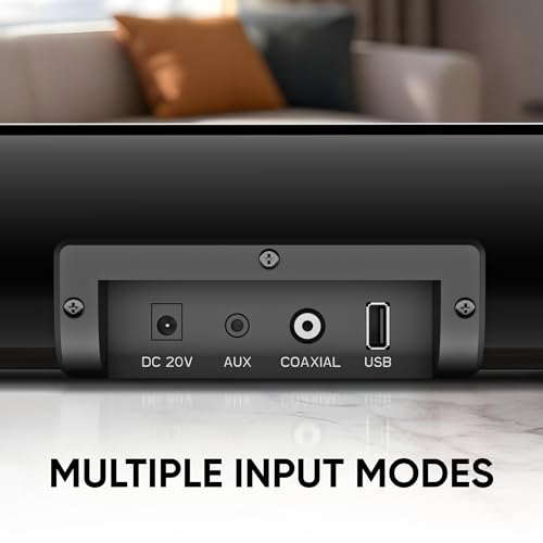 Image of Mivi Nex 90 Wireless Bluetooth Soundbar[New Launch], 90W Soundbar, 2.2 Channel, Nex PowerStage Technology, Bluetooth v5.1, Signature Sound, Deep Bass, AUX USB Coaxial Inputs