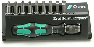 Wera Kraftform Kompakt 10 Bit-Holding Screwdriver & Bit Set, PH/PZ/SL/TX, 05056653001