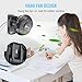 BESKAR Small Clip on Fan, 3 Speeds USB Fans with Strong Airflow, Clip & Desk Fans USB Plug in with Sturdy Clamp - Ultra Quiet operation for Office Dorm Bedroom Stroller