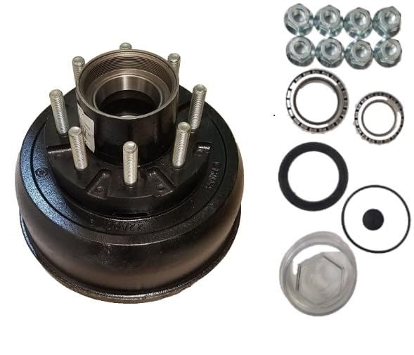 Everything for trailers, RVs and trucks and more - 10k Short For Lippert Hub/Drum Kit with For Bearings, Seal, Lug Nuts, Seal, and Oil Cap (FS1XN-3106)