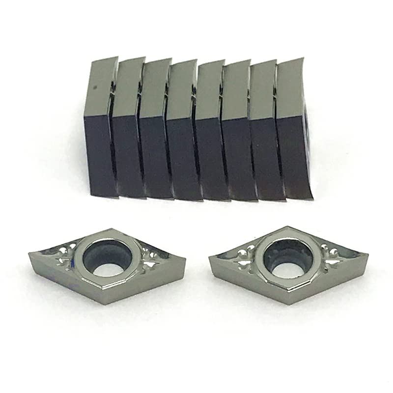 CCGT060204 Taglio Precisione Alluminio Inserti CCGT060204 CDBP Per Tornitura Alluminio - 10 Pezzi Metall Duro Inserti Metallo Duro Per Alluminio - 10