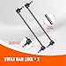 STZJAYE Sway Bar Link Front 2 Pcs K750155, Automotive Replacement Stabilizer Bar Link Compatible with Buick for Enclave, for Chevy for Traverse, for GMC for Acadia Limited