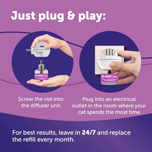 Feliway Classic Diffuser Refill for Cats | Constant Calming & Comfort At Home