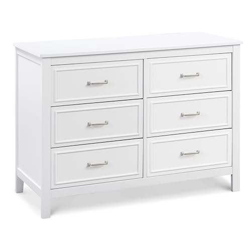 Image of DaVinci Charlie 6-Drawer Double Dresser in White