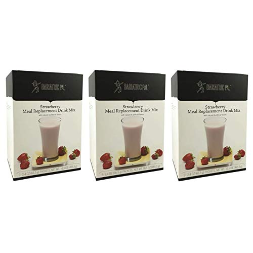 BariatricPal Very High Protein (35g) Shake Meal Replacement - Strawberry (3-Pack)
