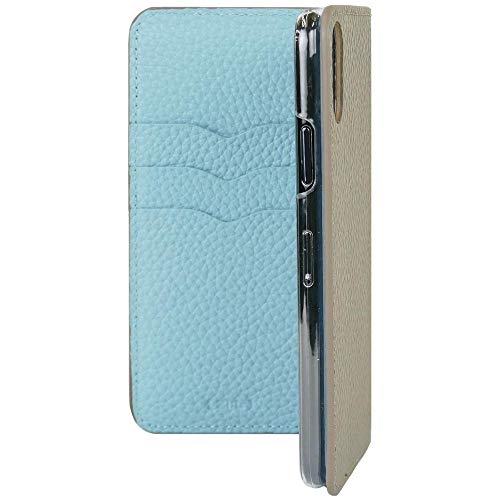 【美品】手帳型 iPhone11ケース アイボリー×エトープ　バイカラー Amazon | HanaRo iPhone11Pro ﾈｲﾋﾞｰ×ｱｲﾎﾞﾘｰ バイカラー 本革