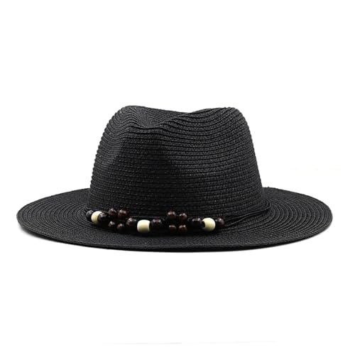 Chapeau de soleil d'été avec casquette protection en paille plein air