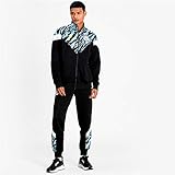 Puma Manchester City Fanartikel Trainingsanzug Herren, Größe:XL, Farbe:Schwarz