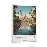 Jdjdu Marrakesch Marokko Sonnenuntergang Vintage 