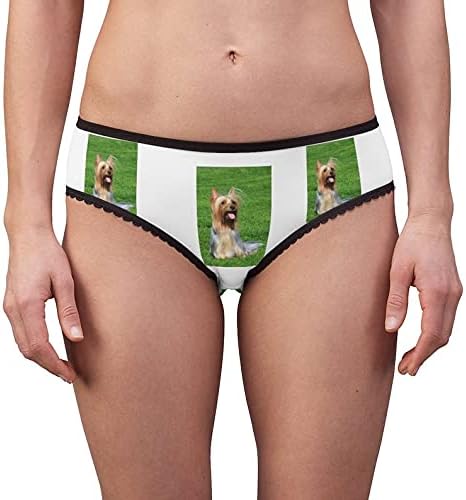 DogsMakeMeHappy Silky Terrier Panties, Silky Terrier Underwear, Briefs, Cotton Briefs, Funny Underwear, Panties For Women