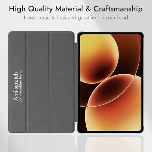 Image of Robustrion Cover for Xiaomi Pad 8 /8 Pro Case, Trifold Flip Case Cover for Xiaomi Mi Pad 8 /8 Pro 11.2 inch, Support Auto Sleep Wake - Eiffel