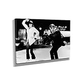 Pulp Fiction - Dance Twist Contest - Canvas Wall Art Framed Print. Various Sizes (12in x 18in...