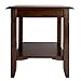 Winsome Nolan End Table, for Living Room, Bedroom, Cappuccino