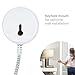 Cordinate Extension Cord with Switch On/Off Plug, 6 Ft Braided Power Cord Outlet Switch, 3 Prong, Slip Resistant Base, Tabletop or Wall Mount, Perfect for Lamps/Holiday Lights, White/Gray, 41095