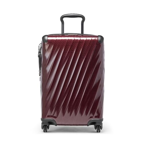 TUMI - Bagagem de 4 rodas 19 Degree Lite - Leve e altamente durável, contorno moderno, mala rígida masculina e feminina, Vinho, One Size, Mala de mão internacional