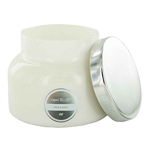 Capri Blue Volcano Candle White Signature Jar CandleLarge Candle