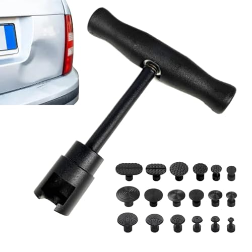 Kit profesional genérico de eliminación de abolladuras de coche: herramientas de reparación con pistola de pegamento y accesorios, perfecto para eliminar abolladuras causadas por granizo y golpes en p