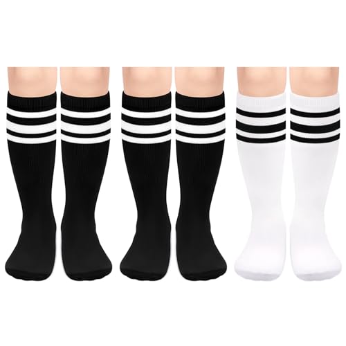 Image of Sarfel Toddler Soccer Socks Kids Soccer Socks Youth Soccer Socks Kids Baseball Socks Girls Softball Socks Boys Football Socks