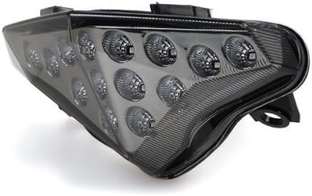 Integrated Sequential LED Tail Lights Smoke Lens for 2012-2016 Kawasaki Ninja 650