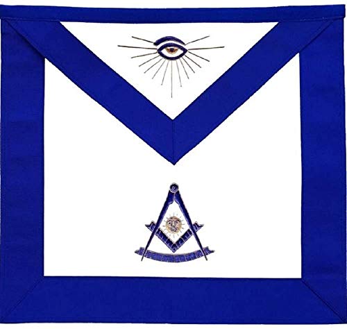 Masonic Blue Lodge Past Master Apron (Lambskin)