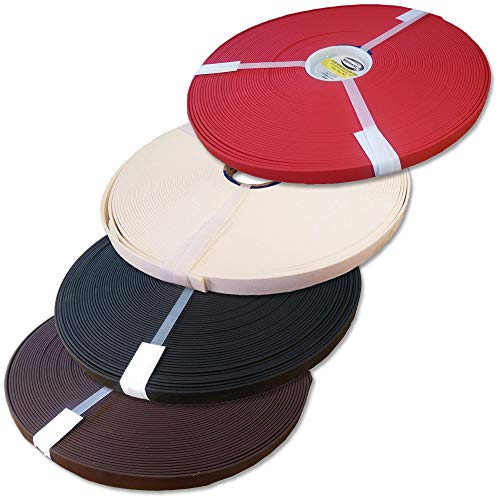 bio-leine Grippy BioThane Meterware 12 mm breit und 2,5 mm dick I Wasser- und schmutzabweisend I in Dunkelbraun
