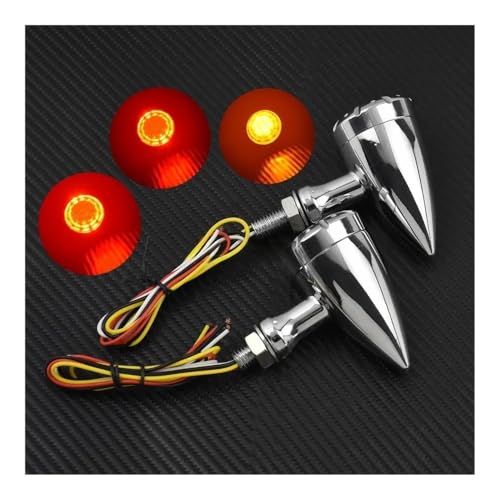 Clignotants dyna chopper bobber cruiser avec feu de freinage - 4